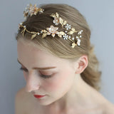Asymmetric Handmade Bridal Head Jewelry